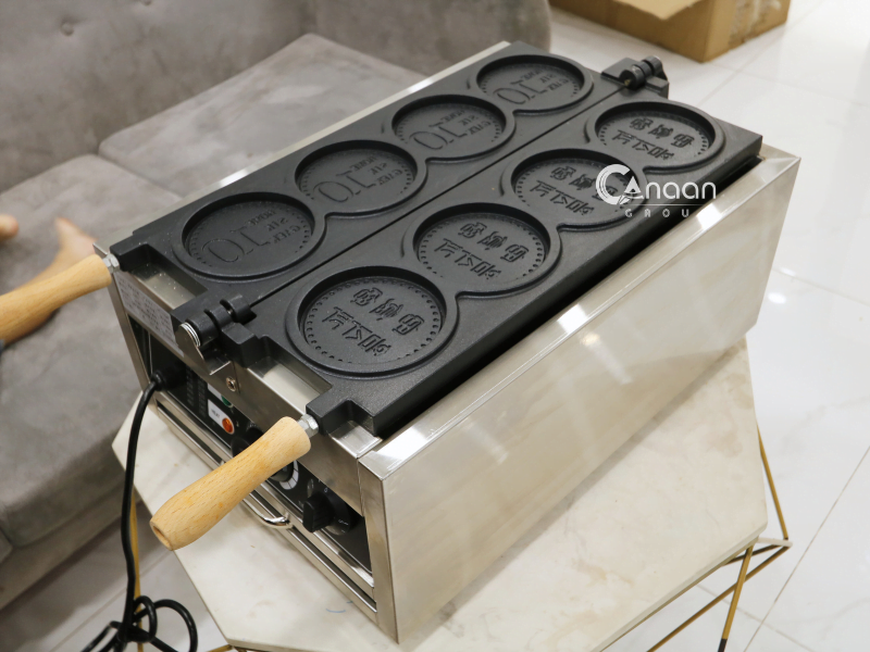 Máy làm bánh đồng xu Hàn Quốc 10 Won - Ảnh 2