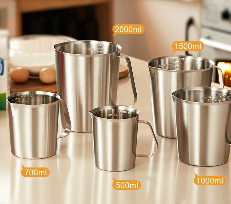 Ca đong 1L inox chuyên dùng định lượng và 323+Dụng cụ pha chế khác