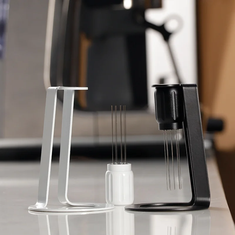 Dụng cụ phân phối bột cafe espresso 8 kim có đế nam châm - Ảnh 4