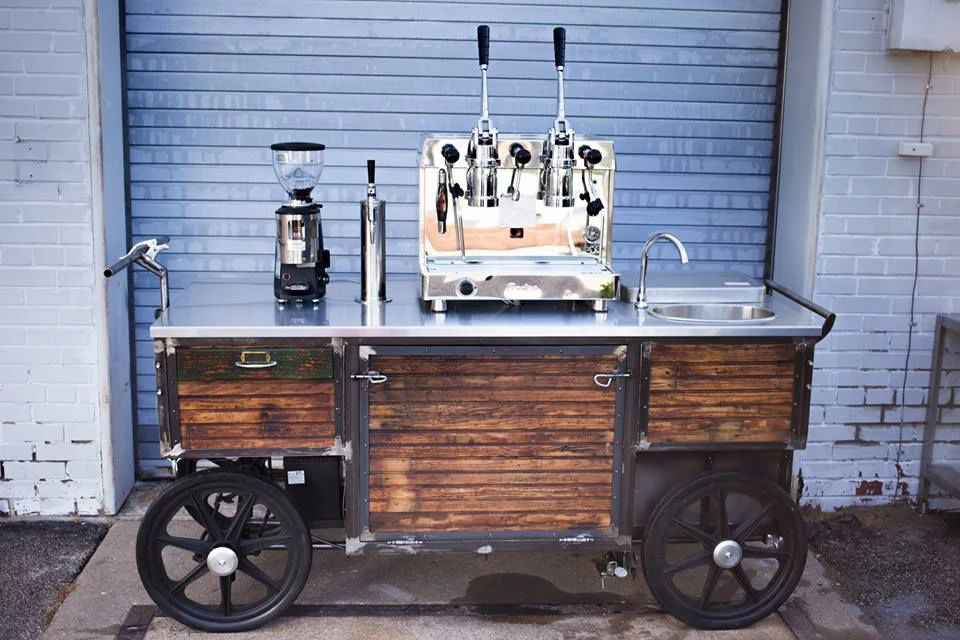 Xe cafe mở quán cafe espresso