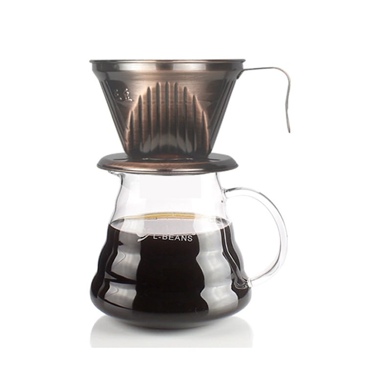 dung cu pha cafe pour over bee house coffee dripper 2-4 cups viet nam