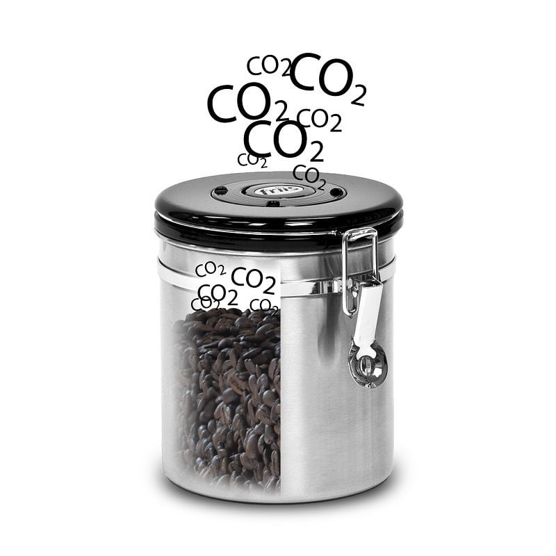 Hũ bảo quản cafe hũ degas cafe 1500 ml - Coffee jar -